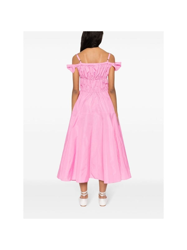 Cocktail Off-shoulder Gathered
  Dress