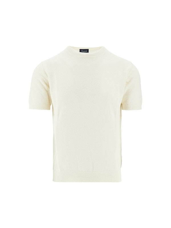 Drumohr White Half Sleeve