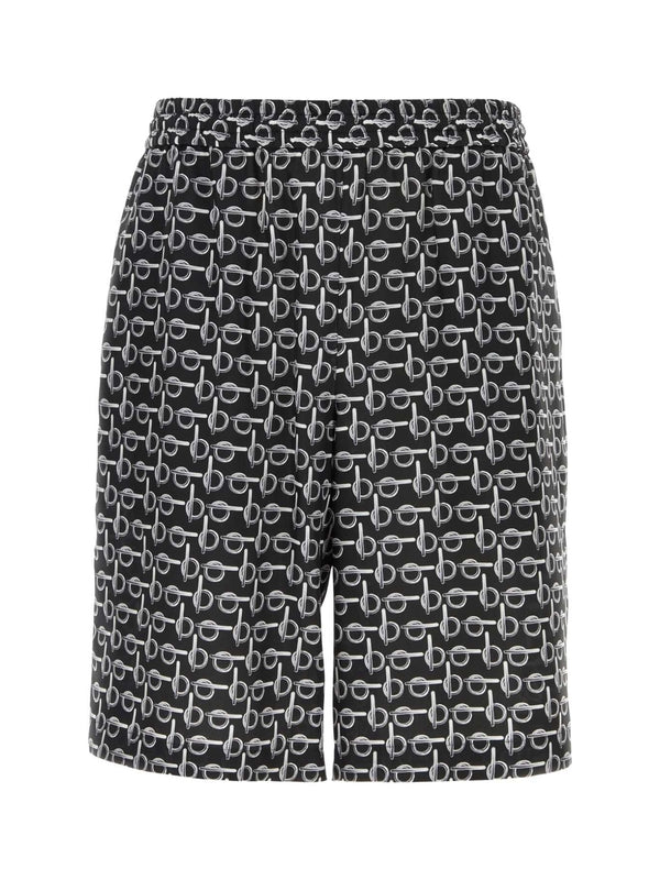 B Print Bermuda Shorts