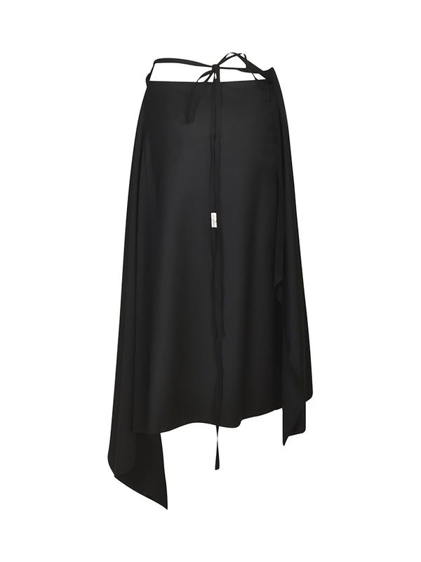 Ylva Wool Wrap Skirt