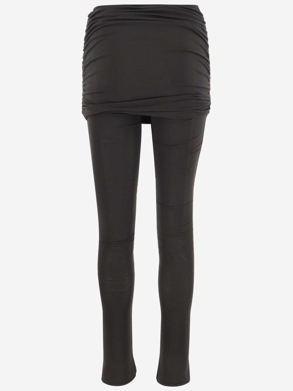 Skirt Panel Jersey Leggings