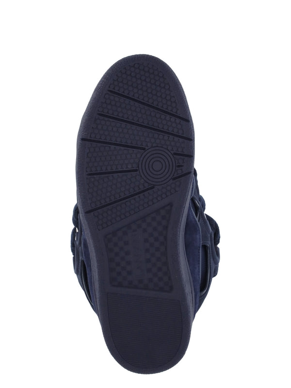 Lanvin Navy Low Top Sneakers