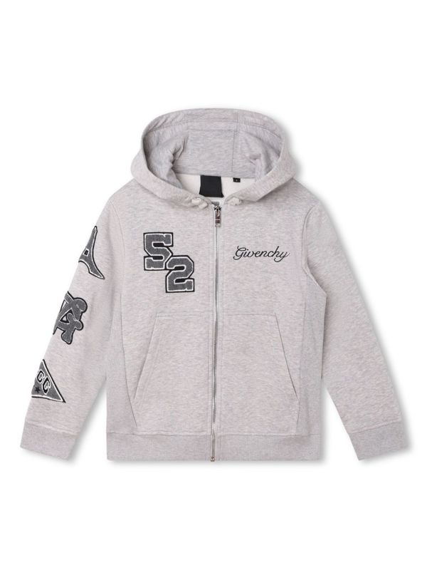 Logo Hooded Zip Up