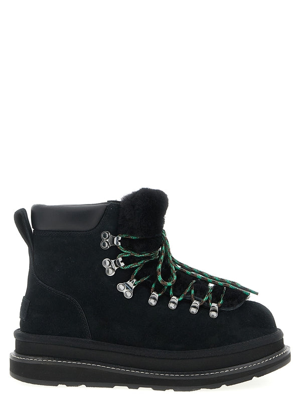 Ugg Black Lace-Up Boots