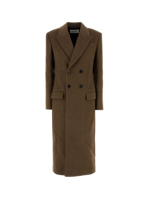 Wool Cashmere Double Coat