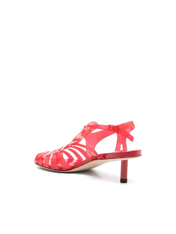 Fiorucci Red Sandal Heels