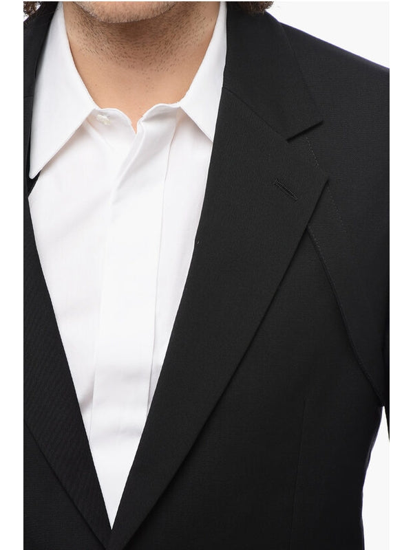 Alexander Mcqueen Black Tailored Jackets