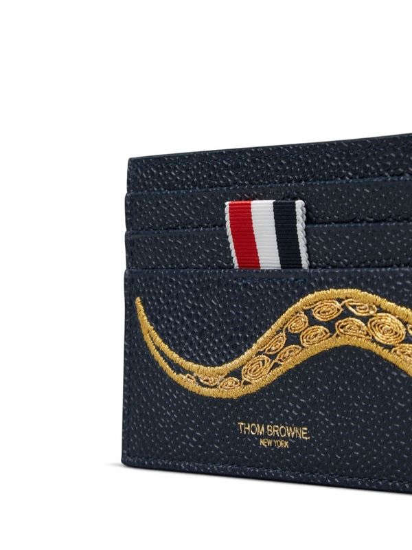 Tom Brown Navy Card Wallet