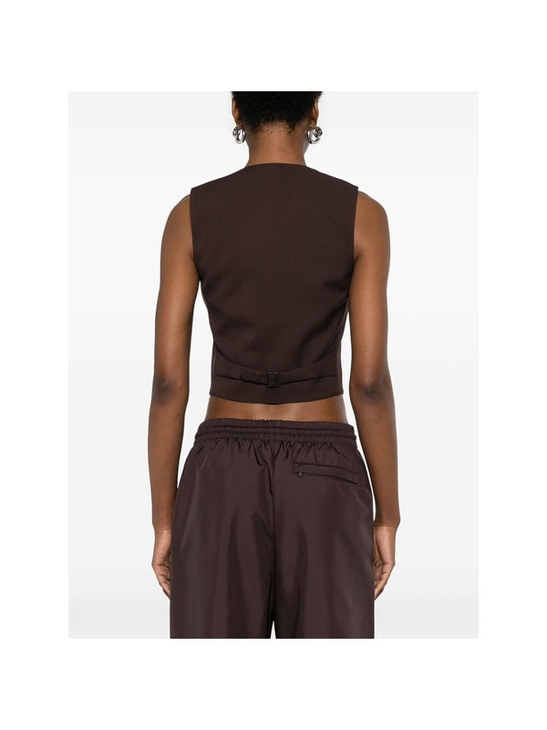 Wool Single Breasted Vest