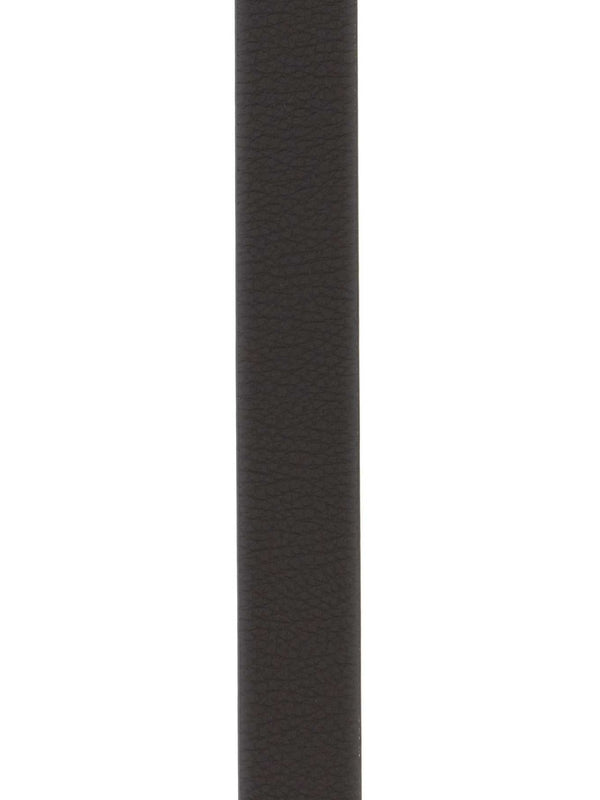 Z Zegna Brown Leather Belts