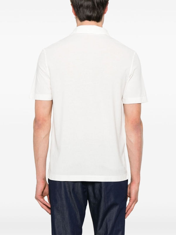 Basic Cotton Short-Sleeve Polo Shirt