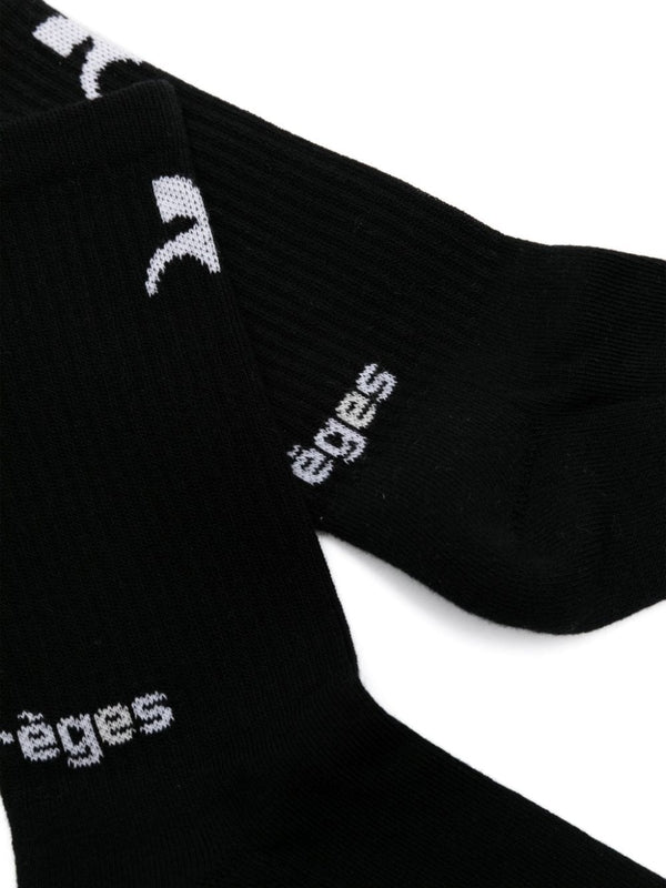 Jacquard Logo Socks