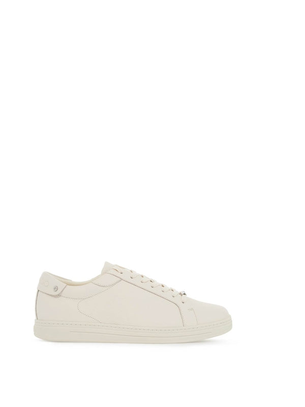JIMMY CHOO - Rome Leather Low Top Sneakers - Jente