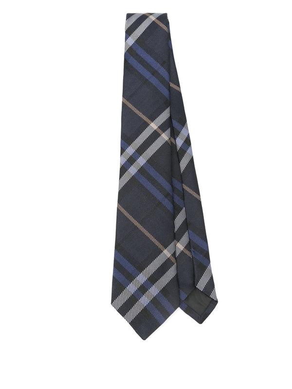 Burberry Checked Black Neck Ties