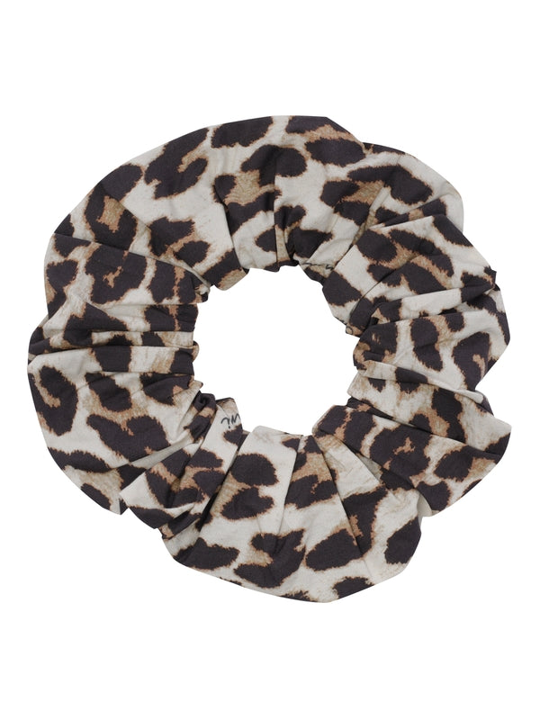 Leopard Pattern Cotton Scrunchie