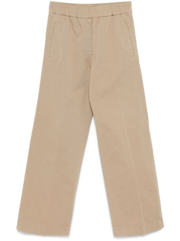 Waistband Cotton Chino Pants