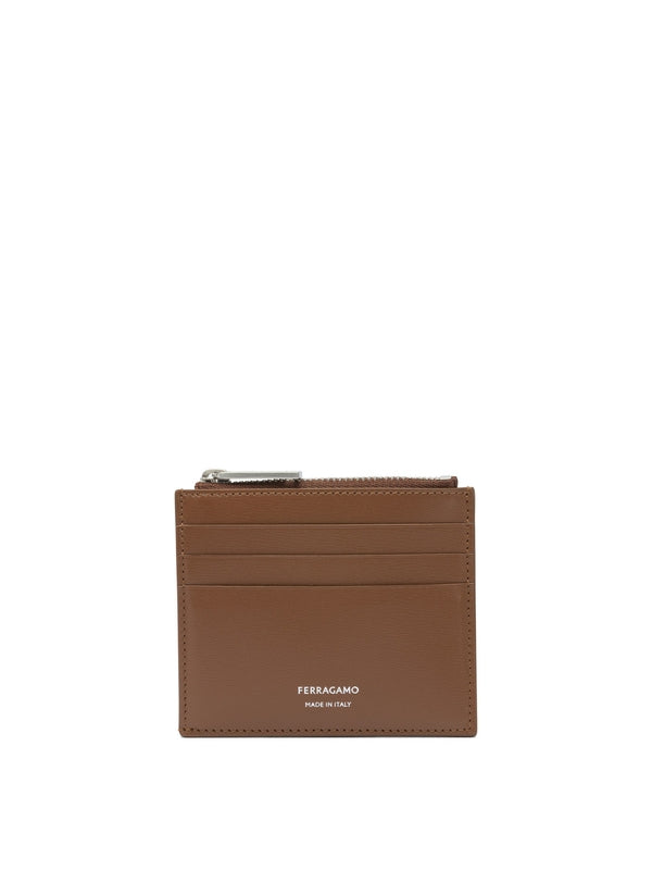Ferragamo Brown Card Holders