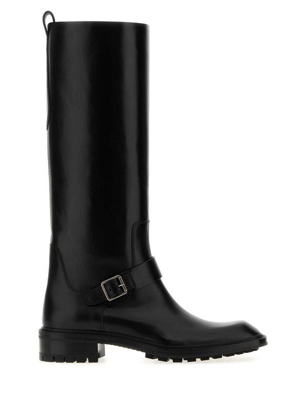 Saint Laurent Black Middle Boots