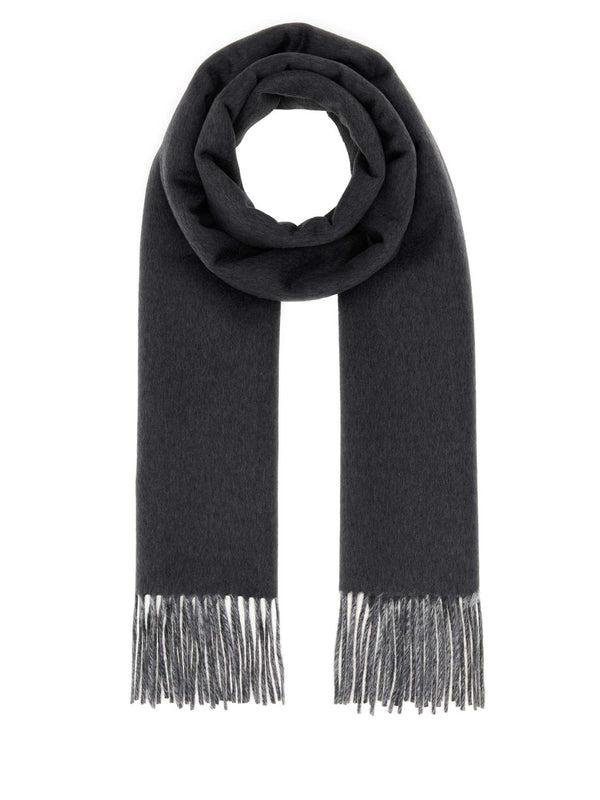 Prada Grey Wool Mufflers