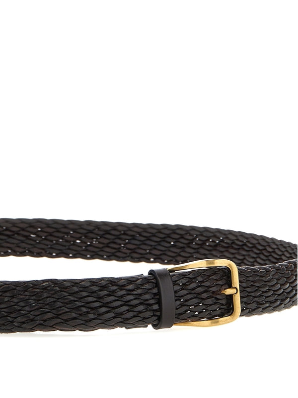 Braided Leather Belt