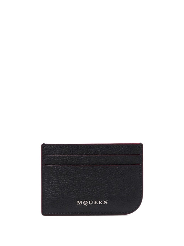 Alexander Mcqueen Black Card Holders