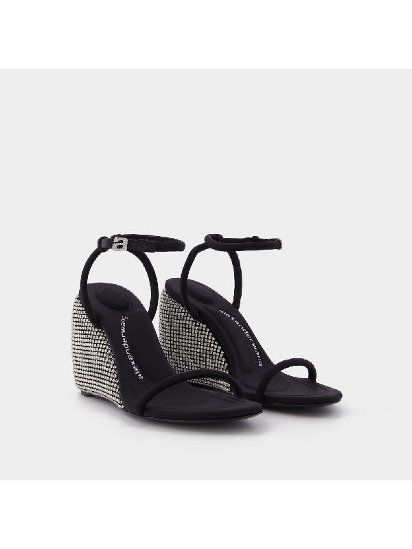 Dahlia 105 Logo Strap Sandal Heels