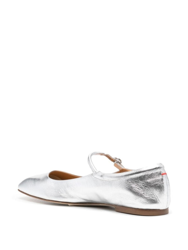 Aidy Silver Flat Shoes