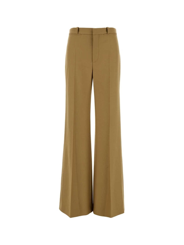 Wool Flare Pants