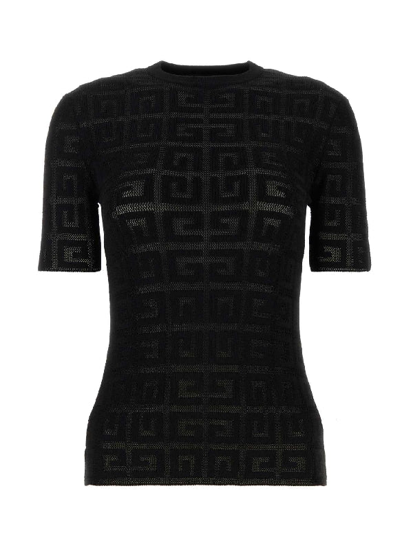 GIVENCHY - T-SHIRTS BW90FJ4ZAQ 001 Black Knitted - Jente