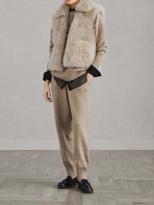 Shearling Vest Jacket