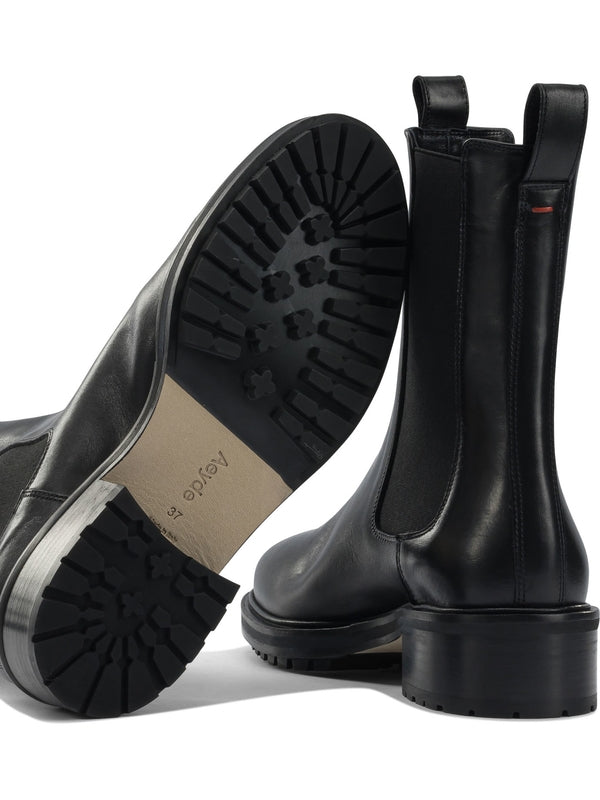 Aeyde Black Chelsea Boots