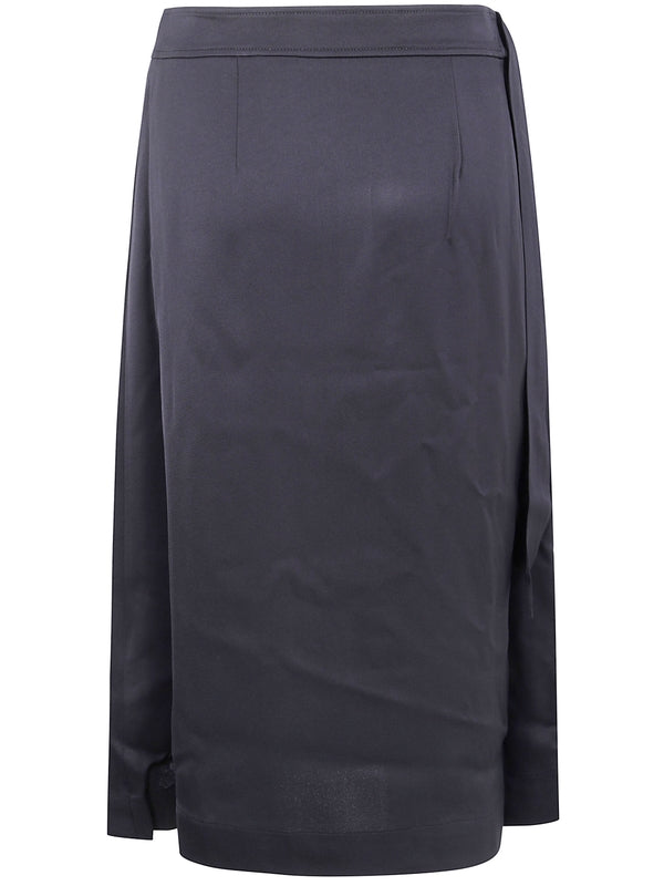 Joseph Navy Skirt