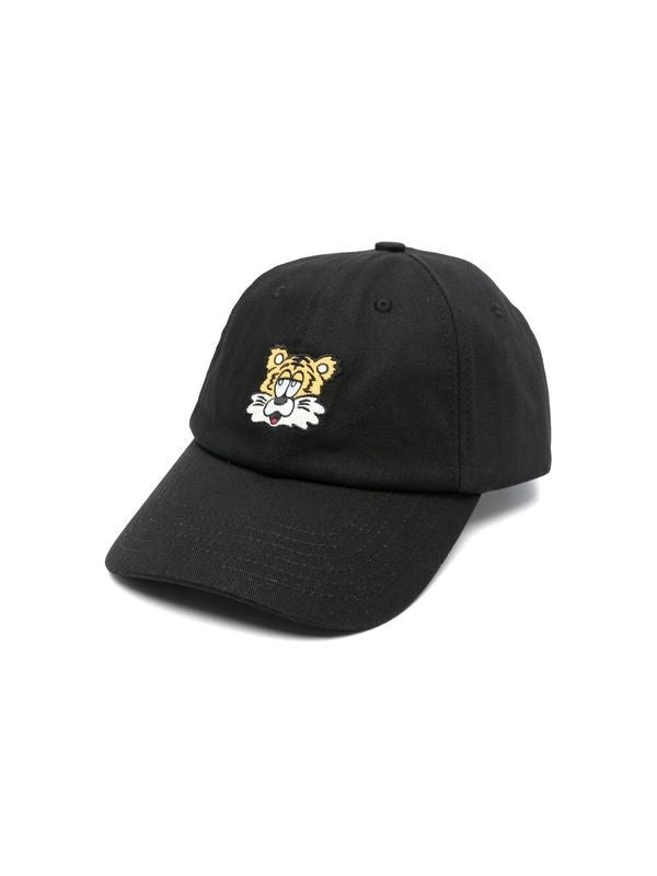 Tiger Logo Embroidered Cotton Ball Cap
