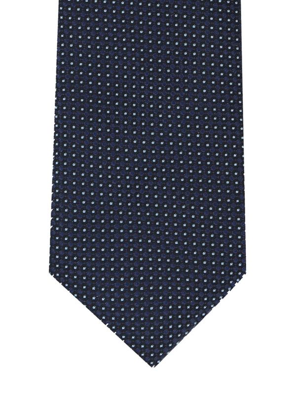 Dot Embroidery Pattern Silk Tie