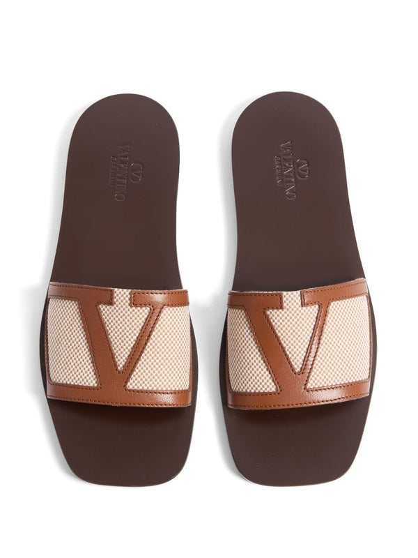 Valentino Beige Slides