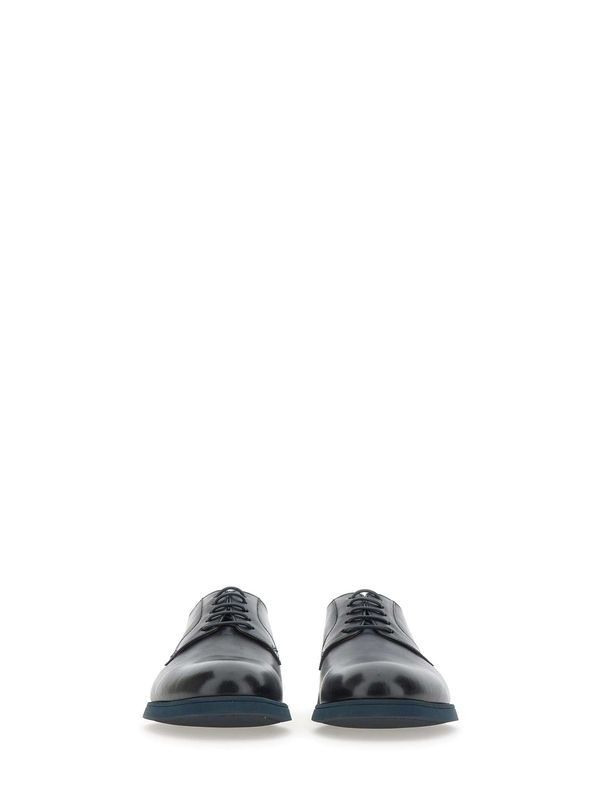 Leather Lace-Up Derby Shoes