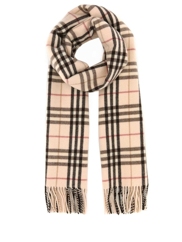 Check Cashmere Scarf