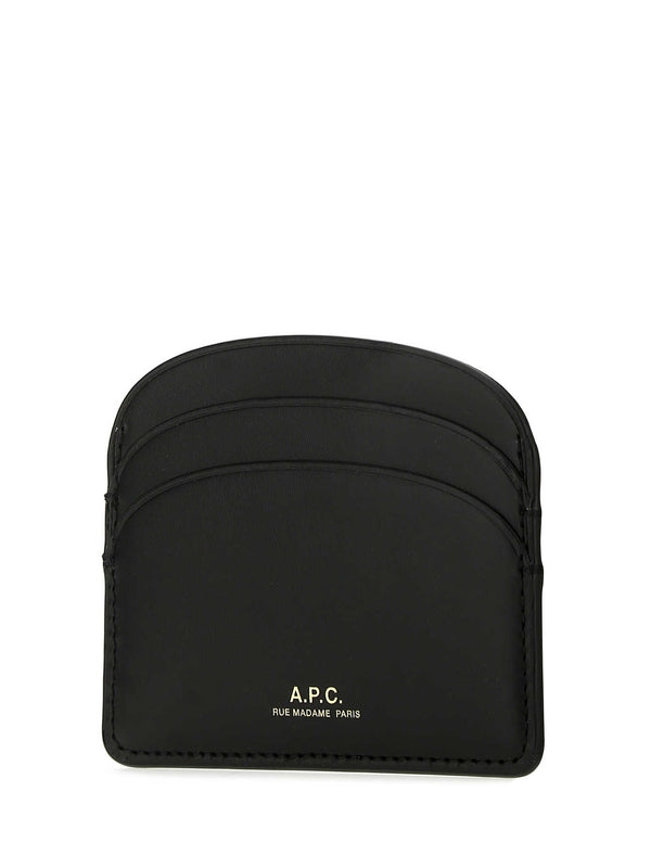 A.p.c Black Card Wallet