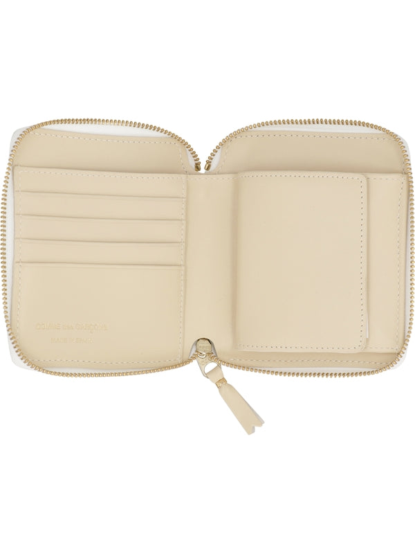 Zipper Leather Wallet