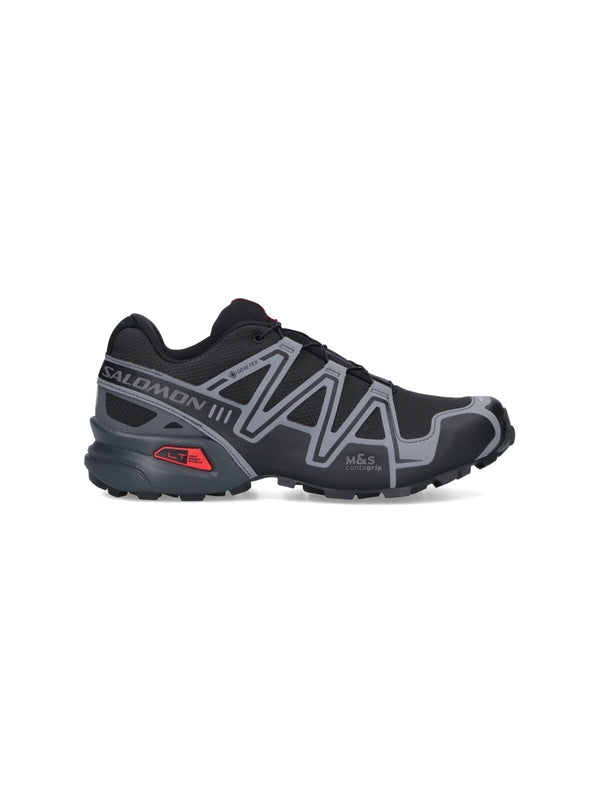 Salomon Black Low Top Sneakers