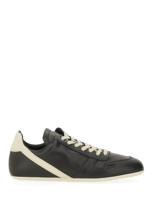 Rick Owens Black Low Top Sneakers