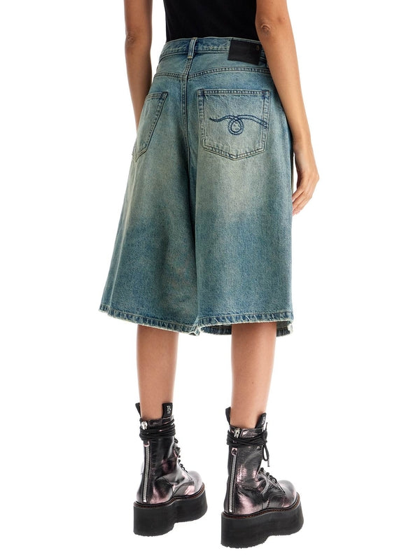 Denim Bermuda Shorts