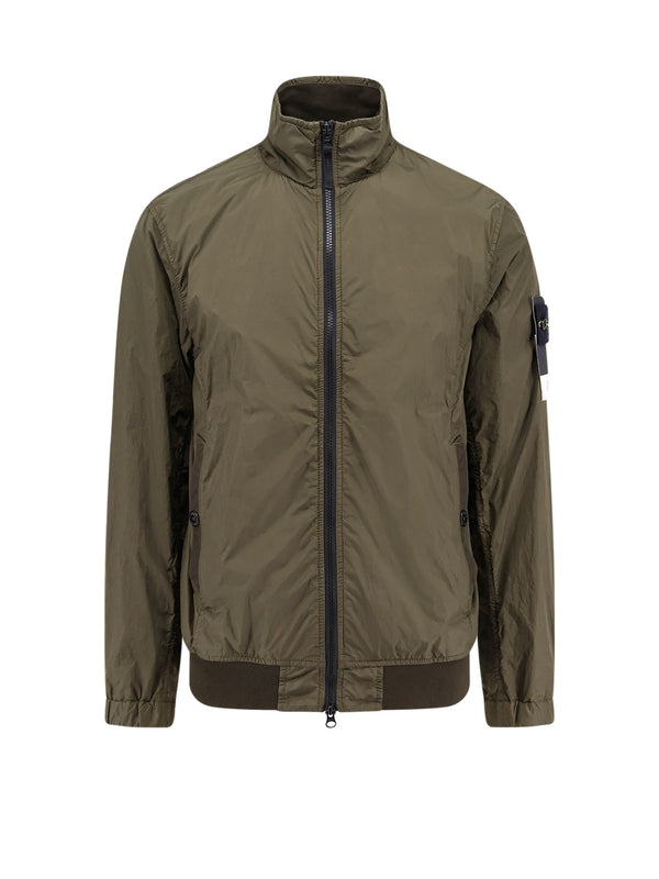 Wappen Patch High Neck Nylon Bomber