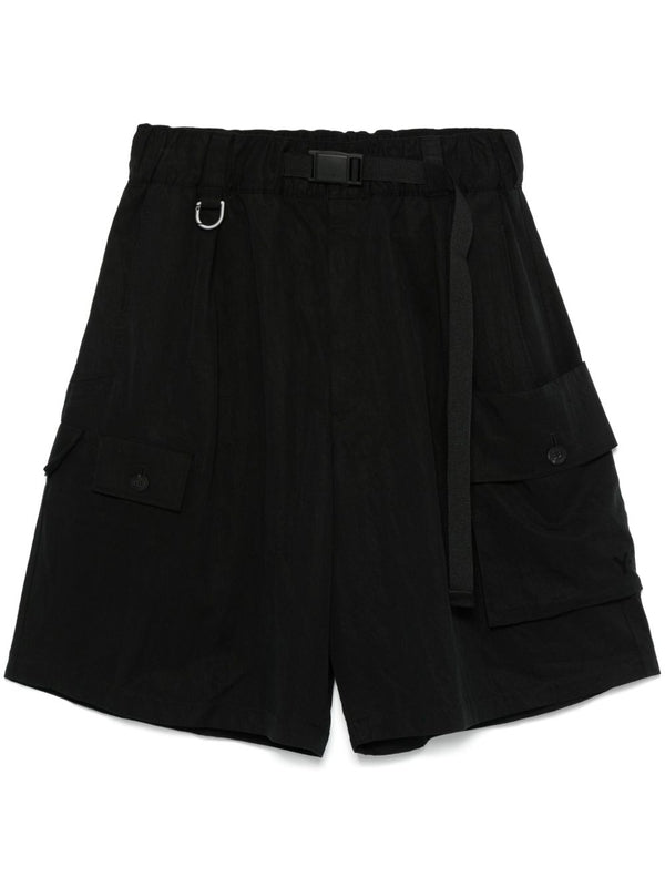 Logo Drawstring Nylon Blend Shorts