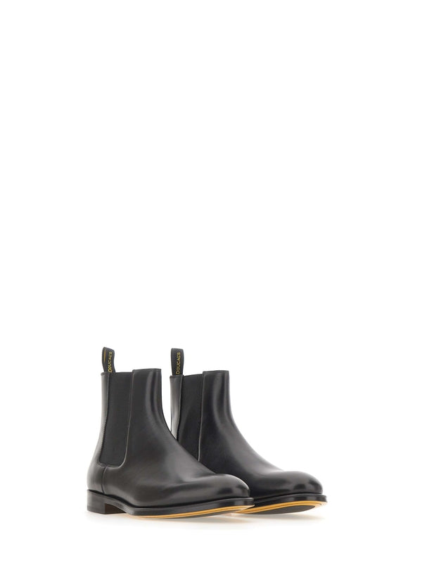 Doucal'S Black Chelsea Boots