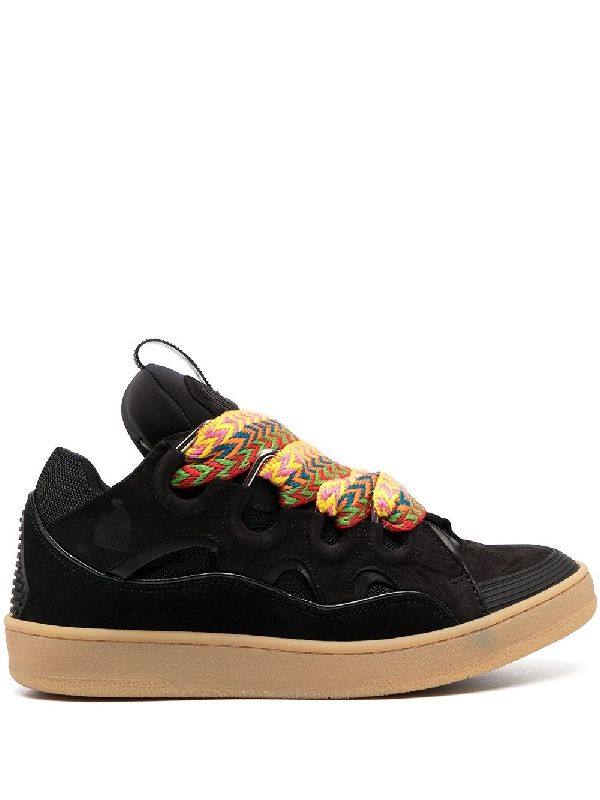 Curb Curb Suede Leather Sneakers