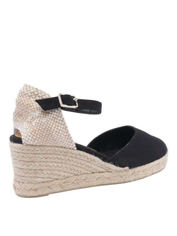 Castañer Black Espadrille Sandals