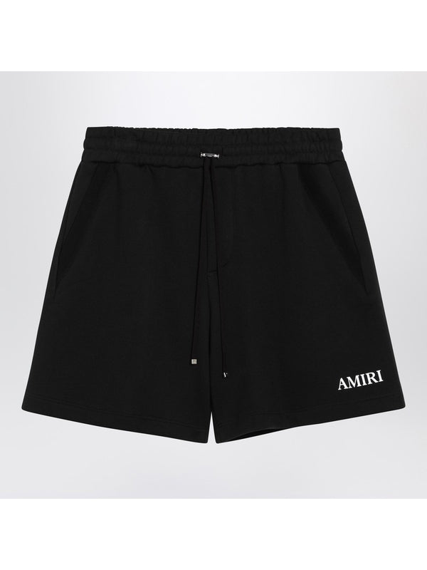 Back Logo Patch Cotton Shorts