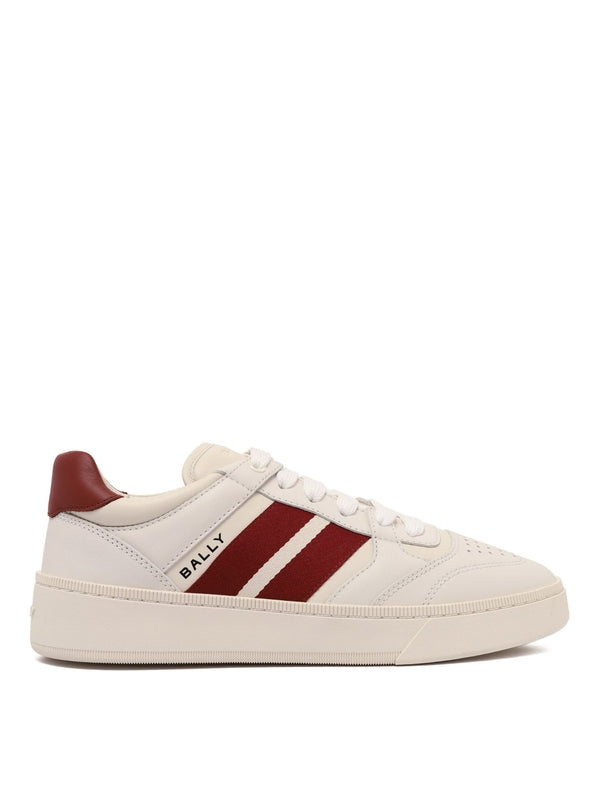 Bally White Low Top Sneakers