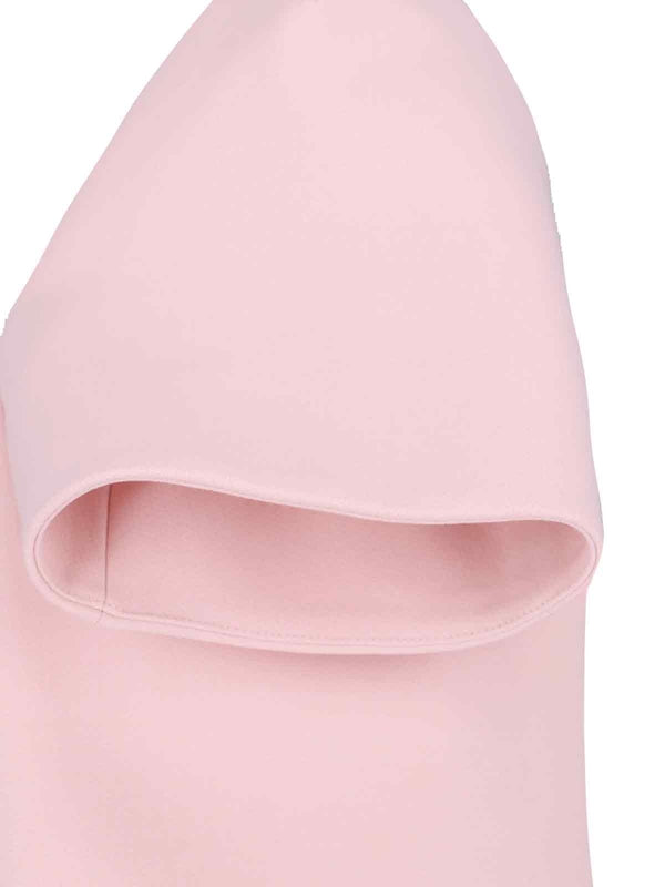 Back Zip Short-Sleeve Dress